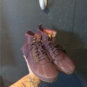 Women’s Keds Purple All Weather Lace Up High Tops Size 6.5